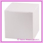 Bomboniere Box - 5cm Cube - Crystal Perle Diamond White (Metallic)