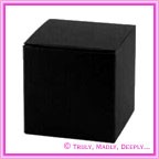 Bomboniere Box - 5cm Cube - Starblack Matte Black
