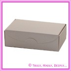 Wedding Cake Box - Metallic Pearl Pale Buff