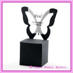 Bomboniere Butterfly Chair Box - Keaykolour Original Jet Black (Matte)
