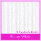 Bomboniere Purse Box - Classique Striped White (Matte)