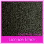 Bomboniere Box - 10cm Cube - Crystal Perle Licorice Black (Metallic)