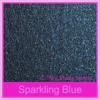 Crystal Perle Sparkling Blue 300gsm Metallic Card Stock - A3 Sheets
