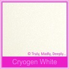 Curious Metallics Cryogen White 120gsm - 160x160mm Square Envelopes