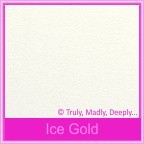 Curious Metallics Ice Gold 120gsm - 130x130mm Square Envelopes