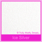 Curious Metallics Ice Silver 120gsm - DL Envelopes