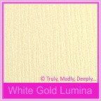 Bomboniere Box - 3 Chocolates - Curious Metallics White Gold Lumina
