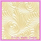 A4 Embossed Invitation Paper - Majestic Swirl Ivory Pearl