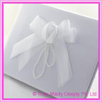Wedding Guest Book - Satin Rose Pearl