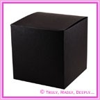 Bomboniere Box - 10cm Cube - Keaykolour Original Jet Black (Matte)