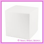 Bomboniere Box - 10cm Cube - Semi Gloss White