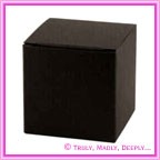 Bomboniere Box - 5cm Cube - Keaykolour Original Jet Black (Matte)