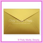 Crystal Perle Gold 125gsm Metallic - C5 Envelopes