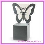 Bomboniere Butterfly Chair Box - Curious Metallics Galvanised