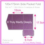 120x175mm Pocket Fold - Classique Metallics Orchid