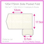 120x175mm Pocket Fold - Curious Metallics Cryogen White