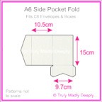 A6 Pocket Fold - Curious Metallics Ice Gold