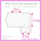 120x175mm Pocket Fold - Curious Metallics Ice Silver