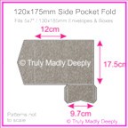 120x175mm Pocket Fold - Curious Metallics Ionised