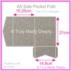 A5 Pocket Fold - Curious Metallics Ionised