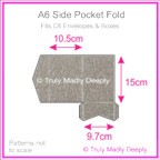 A6 Pocket Fold - Curious Metallics Ionised