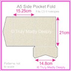 A5 Pocket Fold - Curious Metallics Lustre