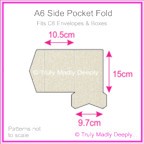 A6 Pocket Fold - Curious Metallics Lustre