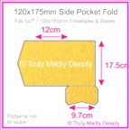 120x175mm Pocket Fold - Curious Metallics Super Gold