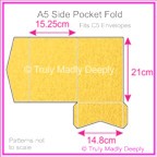 A5 Pocket Fold - Curious Metallics Super Gold