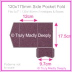 120x175mm Pocket Fold - Curious Metallics Violet