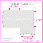 A5 Pocket Fold - Curious Metallics Virtual Pearl