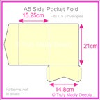 A5 Pocket Fold - Keaykolour Original China White