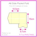 A6 Pocket Fold - Keaykolour Original China White