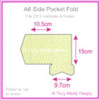 A6 Pocket Fold - Mohawk Via Felt Cream