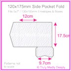 120x175mm Pocket Fold - Mohawk Via Felt Bright White