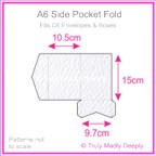 A6 Pocket Fold - Mohawk Via Felt Bright White