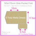 120x175mm Pocket Fold - Mohawk Via Vellum Kraft