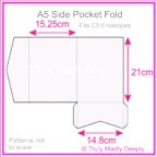 A5 Pocket Fold - Splendorgel White