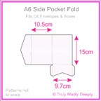 A6 Pocket Fold - Splendorgel White